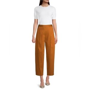 Rebecca Taylor Cropped Pleated Pants